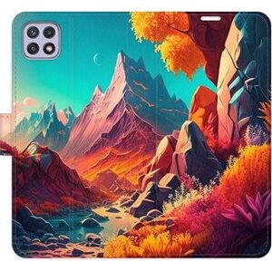 iSaprio flip puzdro Colorful Mountains pre Samsung Galaxy A22 5G