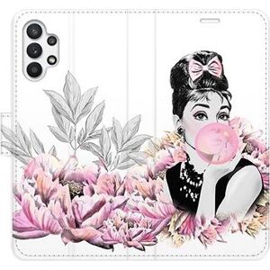 iSaprio flip pouzdro Girl with bubble pro Samsung Galaxy A32 5G