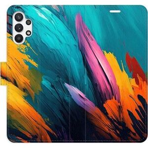 iSaprio flip puzdro Orange Paint 02 na Samsung Galaxy A32 5G