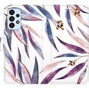 iSaprio flip puzdro Ornamental Leaves pre Samsung Galaxy A33 5G