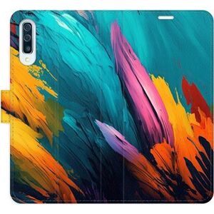 iSaprio flip puzdro Orange Paint 02 na Samsung Galaxy A50
