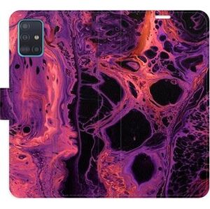 iSaprio flip puzdro Abstract Dark 02 na Samsung Galaxy A51