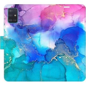 iSaprio flip puzdro BluePink Paint pre Samsung Galaxy A51