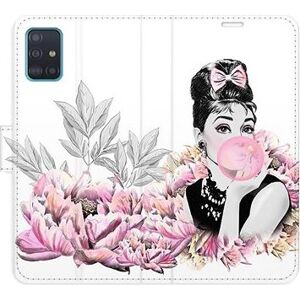 iSaprio flip puzdro Girl with bubble pre Samsung Galaxy A51