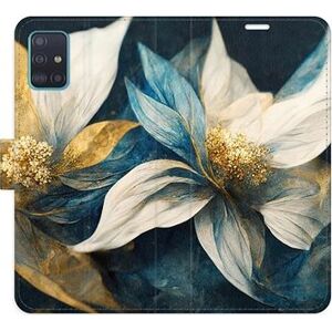 iSaprio flip puzdro Gold Flowers pre Samsung Galaxy A51