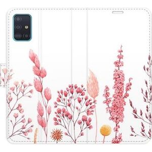 iSaprio flip puzdro Pink Flowers 03 na Samsung Galaxy A51