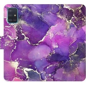 iSaprio flip puzdro Purple Marble na Samsung Galaxy A51