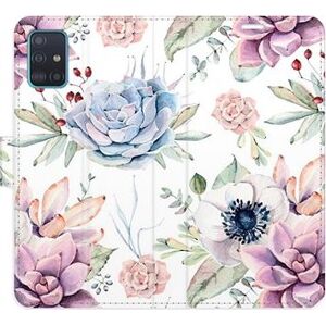 iSaprio flip puzdro Succulents Pattern pre Samsung Galaxy A51