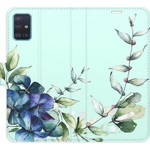 iSaprio flip puzdro Blue Flowers pre Samsung Galaxy A51