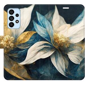 iSaprio flip puzdro Gold Flowers pre Samsung Galaxy A53 5G