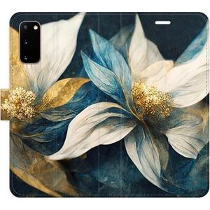 iSaprio flip puzdro Gold Flowers na Samsung Galaxy S20