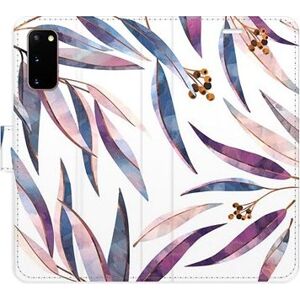 iSaprio flip puzdro Ornamental Leaves na Samsung Galaxy S20