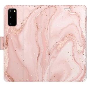 iSaprio flip puzdro RoseGold Marble pre Samsung Galaxy S20