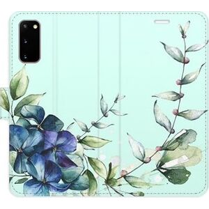 iSaprio flip puzdro Blue Flowers na Samsung Galaxy S20