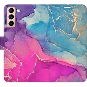 iSaprio flip puzdro Colour Marble 02 na Samsung Galaxy S21