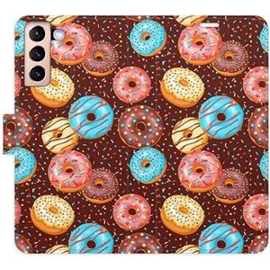 iSaprio flip pouzdro Donuts Pattern pro Samsung Galaxy S21