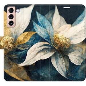 iSaprio flip puzdro Gold Flowers pre Samsung Galaxy S21