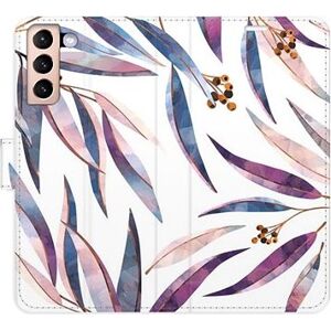 iSaprio flip puzdro Ornamental Leaves na Samsung Galaxy S21