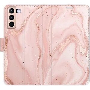 iSaprio flip puzdro RoseGold Marble na Samsung Galaxy S21