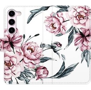 iSaprio flip puzdro Pink Flowers na Samsung Galaxy S23 5G