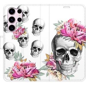 iSaprio flip pouzdro Crazy Skull pro Samsung Galaxy S23 Ultra