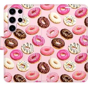iSaprio flip pouzdro Donuts Pattern 03 pro Samsung Galaxy S23 Ultra