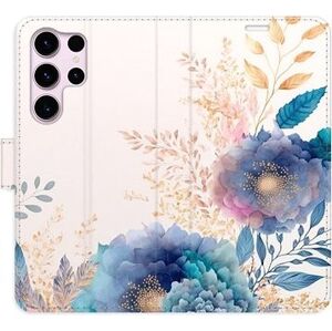 iSaprio flip puzdro Ornamental Flowers 03 na Samsung Galaxy S23 Ultra