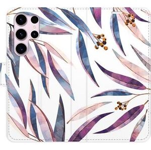 iSaprio flip puzdro Ornamental Leaves na Samsung Galaxy S23 Ultra