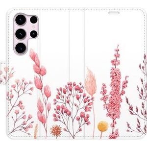 iSaprio flip puzdro Pink Flowers 03 pre Samsung Galaxy S23 Ultra