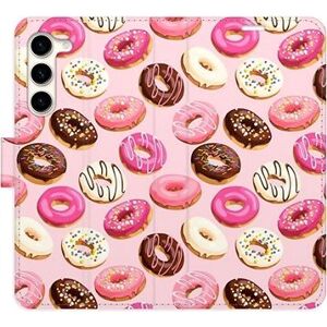 iSaprio flip puzdro Donuts Pattern 03 pre Samsung Galaxy S23+ 5G