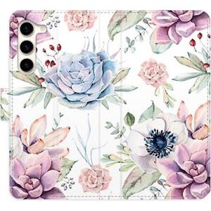 iSaprio flip pouzdro Succulents Pattern pro Samsung Galaxy S23+ 5G