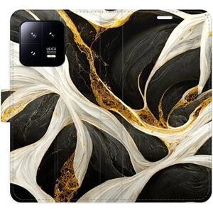 iSaprio flip puzdro BlackGold Marble na Xiaomi 13