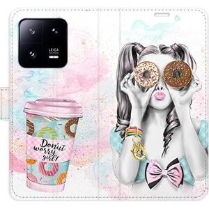 iSaprio flip pouzdro Donut Worry Girl pro Xiaomi 13 Pro