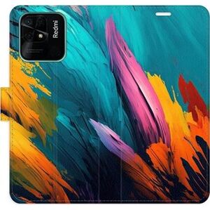 iSaprio flip puzdro Orange Paint 02 pre Xiaomi Redmi 10C