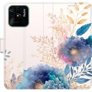 iSaprio flip pouzdro Ornamental Flowers 03 pro Xiaomi Redmi 10C
