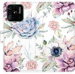 iSaprio flip puzdro Succulents Pattern pre Xiaomi Redmi 10C