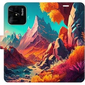 iSaprio flip pouzdro Colorful Mountains pro Xiaomi Redmi 10C