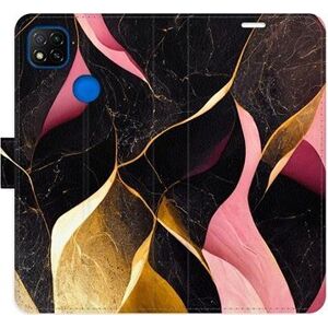 iSaprio flip pouzdro Gold Pink Marble 02 pro Xiaomi Redmi 9C