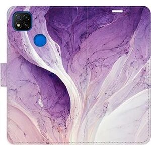 iSaprio flip pouzdro Purple Paint pro Xiaomi Redmi 9C