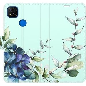 iSaprio flip puzdro Blue Flowers na Xiaomi Redmi 9C