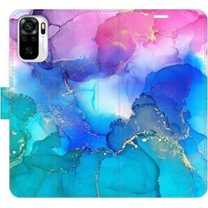 iSaprio flip puzdro BluePink Paint na Xiaomi Redmi Note 10/Note 10S