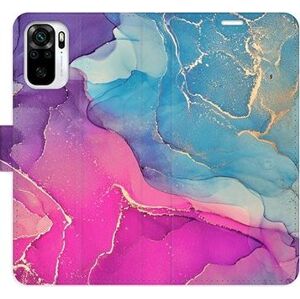 iSaprio flip pouzdro Colour Marble 02 pro Xiaomi Redmi Note 10 / Note 10S