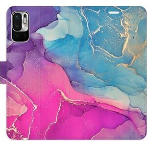 iSaprio flip pouzdro Colour Marble 02 pro Xiaomi Redmi Note 10 5G