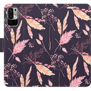 iSaprio flip puzdro Ornamental Flowers 02 na Xiaomi Redmi Note 10 5G