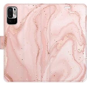 iSaprio flip puzdro RoseGold Marble pre Xiaomi Redmi Note 10 5G