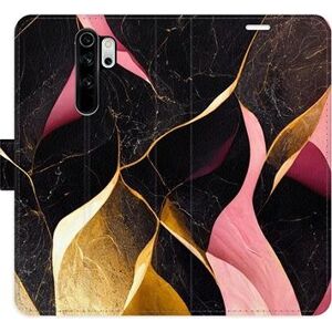 iSaprio flip puzdro Gold Pink Marble 02 pre Xiaomi Redmi Note 8 Pro