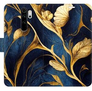 iSaprio flip pouzdro GoldBlue pro Xiaomi Redmi Note 8 Pro