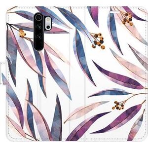 iSaprio flip puzdro Ornamental Leaves na Xiaomi Redmi Note 8 Pro