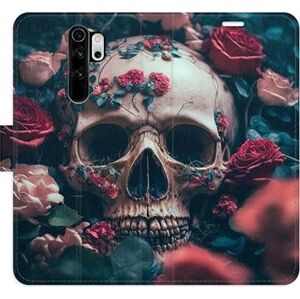 iSaprio flip puzdro Skull in Roses 02 na Xiaomi Redmi Note 8 Pro