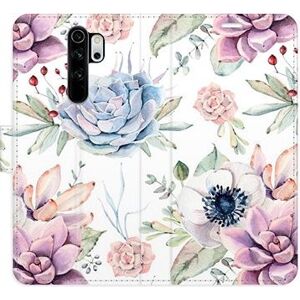 iSaprio flip pouzdro Succulents Pattern pro Xiaomi Redmi Note 8 Pro